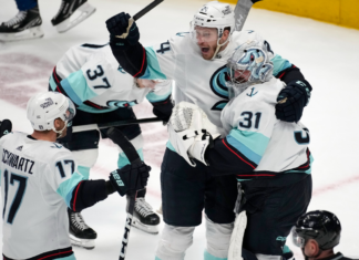 Kraken eliminate reigning champ Avalanche for franchise’s first playoff series win