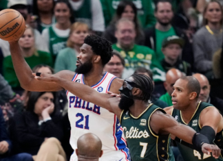 Embiid scores 33 as 76ers take 3-2 lead with big Game 5 win over Celtics