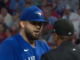 Blue Jays’ Manoah walks runner on pitch clock violation, allows double and run to score