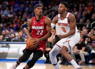 Butler, Lowry lead Heat to Game 1 victory over Knicks to open second-round series