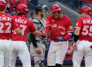 Springer delivers fireworks on Canada Day as comeback season rolls on
