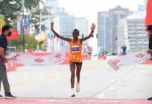Marathon world record-holder Chepngetich suspended for positive doping test