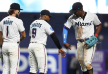 MLB Roundup: Marlins beat Twins to extend win streak to eight