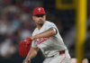 Phillies closer Jhoan Duran driven off field after taking ball to foot