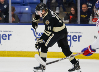 While junior hockey changes, Tynan Lawrence stays loyal to USHL, Lumberjacks