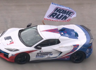 Braves’ White smashes one to bring out home run car at Speedway Classic