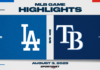 MLB Highlights: Dodgers 3, Rays 0