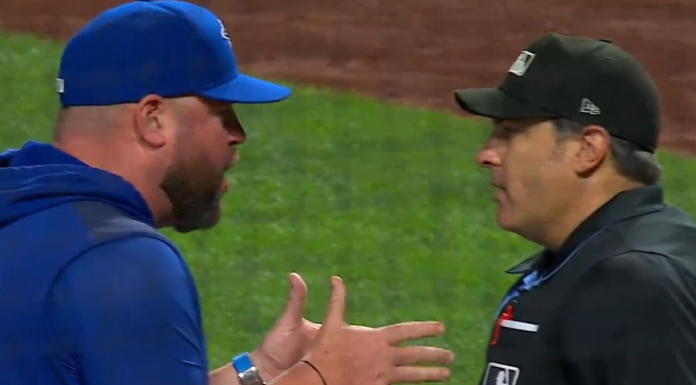 Blue Jays’ Schneider ejected after getting heated over strikeout call