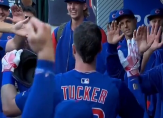 Cubs’ Tucker ends home run drought by smacking solo shot