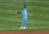 Blue Jays’ Gimenez shows off hops to make incredible leaping catch