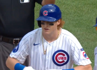 Cubs’ Caissie smacks first career hit to shallow left-centre vs. Brewers
