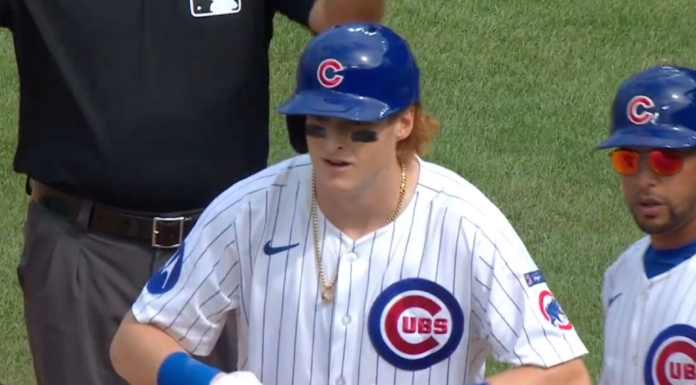 Cubs’ Caissie smacks first career hit to shallow left-centre vs. Brewers