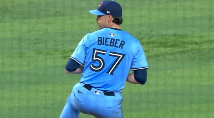 Bieber continues impressive debut, striking out side vs. Marlins