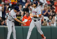 Jeremy Pena, Christian Walker each hit three-run blast as Astros defeat Orioles