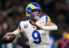 Matthew Stafford practises with Rams in QB’s first team workout of pre-season
