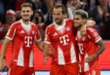 Kane hits hat trick as Bayern routs Leipzig in Bundesliga opener