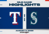MLB Highlights: Mariners 5, Rangers 4