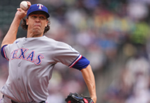 Rangers’ Jacob DeGrom is fastest to 1,800 career strikeouts in MLB history