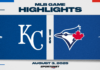 MLB Highlights: Royals 7, Blue Jays 4 (F/10)