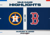 MLB Highlights: Red Sox 6, Astros 1