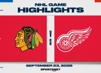 NHL Pre-Season Highlights: Red Wings 3, Blackhawks 2