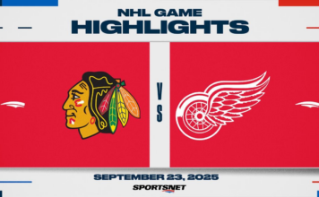 NHL Pre-Season Highlights: Red Wings 3, Blackhawks 2