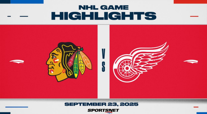 NHL Pre-Season Highlights: Red Wings 3, Blackhawks 2