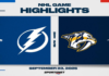 NHL Pre-Season Highlights: Lightning 3, Predators 2 (SO)