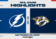 NHL Pre-Season Highlights: Lightning 3, Predators 2 (SO)