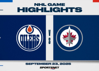 NHL Pre-Season Highlights: Oilers 3, Jets 2