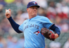 Blue Jays recall RHP Braydon Fisher, option RHP Dillon Tate to triple-A
