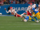 Chiefs’ Mahomes gets out of trouble with slick flick for first down