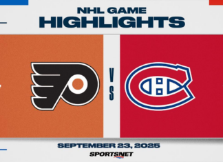 NHL Pre-Season Highlights: Canadiens 4, Flyers 2