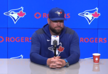 Blue Jays’ Schneider disagrees with foul call on Springer: ‘It’s a fair ball’
