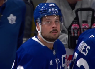 Maple Leafs’ Matthews works give-and-go with Ekman-Larsson for quick goal