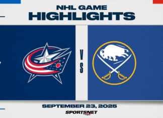 NHL Pre-Season Highlights: Sabres 2, Blue Jackets 1