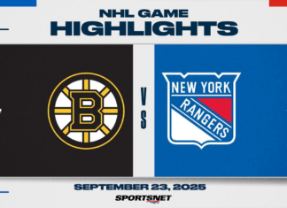 NHL Pre-Season Highlights: Bruins 5, Rangers 4 (OT)