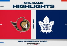 NHL Pre-Season Highlights: Senators 3, Maple Leafs 2 (OT)