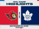 NHL Pre-Season Highlights: Senators 3, Maple Leafs 2 (OT)