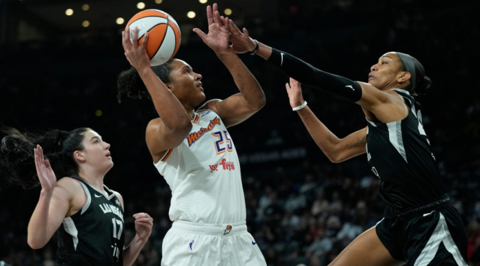 A’ja Wilson, Dana Evans lead Aces past Mercury in WNBA Finals opener