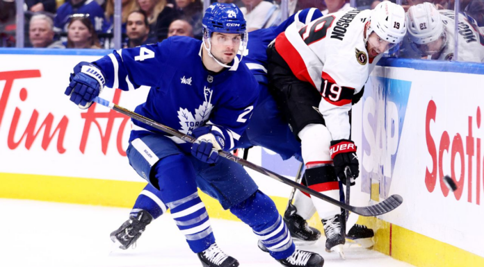 Battle for Maple Leafs jobs narrows with Laughton injury, Kampf waivers