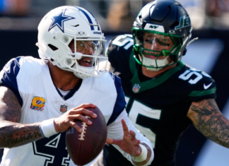 Cowboys dominate Jets behind Dak Prescott’s four TD passes