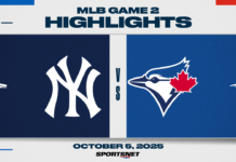 MLB Game 2 Highlights: Blue Jays 13, Yankees 7