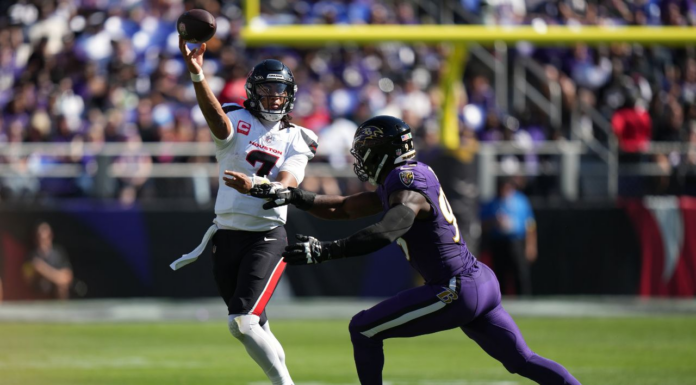 Stroud throws four touchdowns as Texans blow out battered Ravens