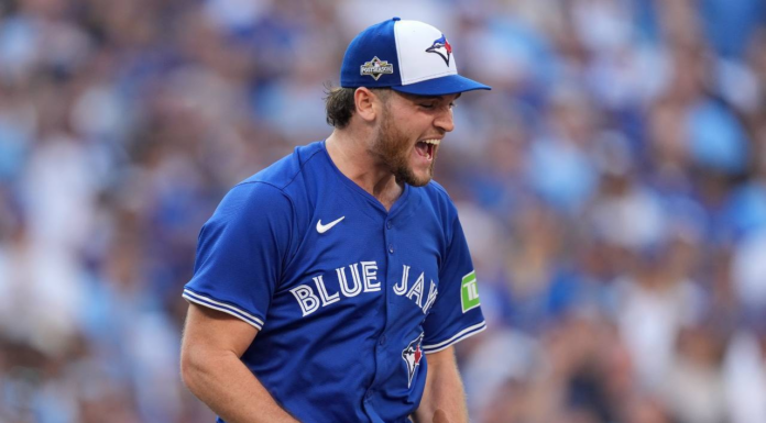 All 11 strikeouts in Trey Yesavage’s historic playoff debut