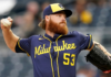 Brewers’ Brandon Woodruff won’t be available to pitch in NLDS vs. Cubs