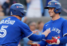 Blue Jays set playoff franchise record with five home runs in Game 2