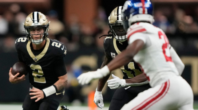 Saints’ Spencer Rattler get first win over mistake-prone Giants