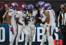 Addison’s late touchdown propels Vikings past Browns in London