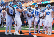 David Montgomery dominates in his hometown as Lions beat Bengals